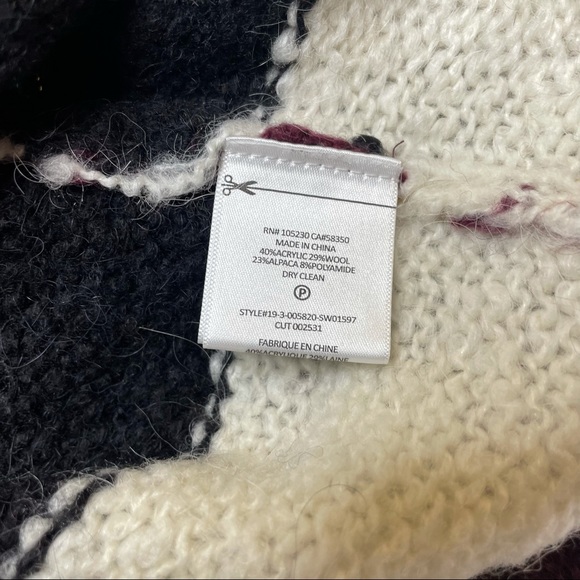 Joie - Izzie Chunky Striped Sweater - Size XL - Picture 9 of 9